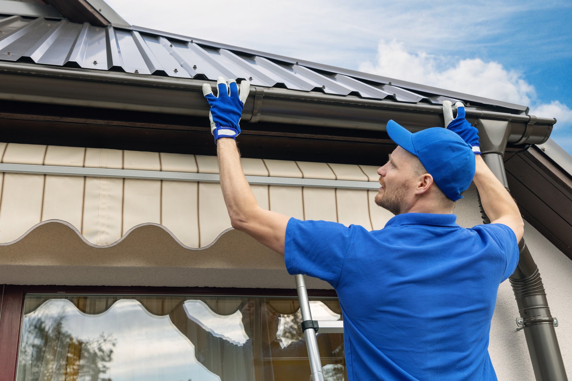 If you're looking to update your old, damaged, or outdate gutters, click here to explore the best types of gutters for metal roofs.