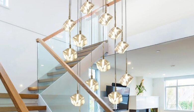 LED Staircase Chandeliers - Harmonizing Energy Efficiency and Style